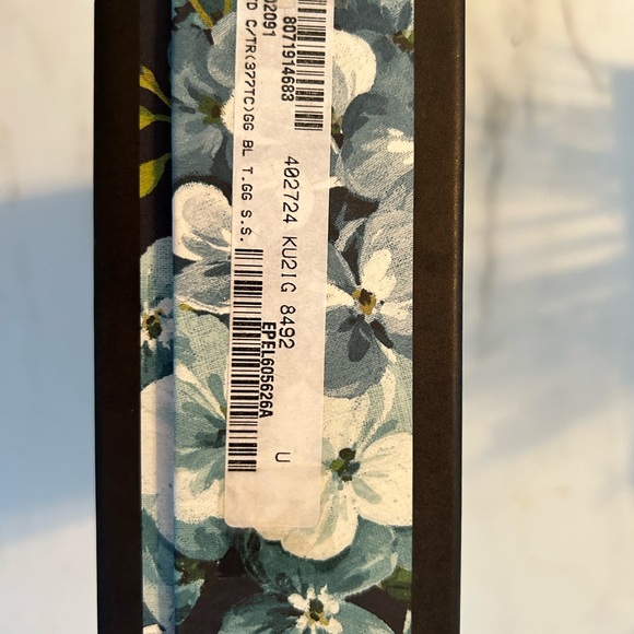 Authentic Gucci Beige GG Supreme Canvas Blooms Wallet On Chain - EUC - Picture 14 of 15